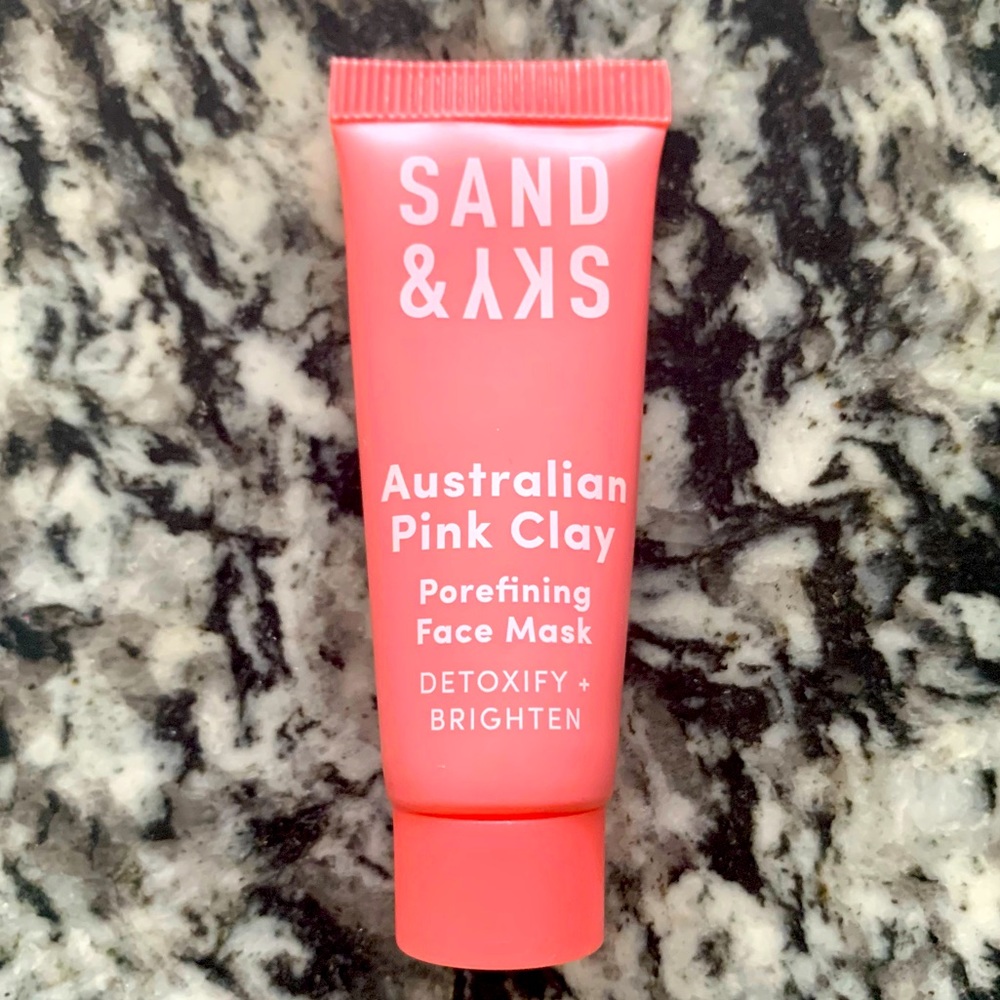 Sand & Sky Pink Clay Mask travel size